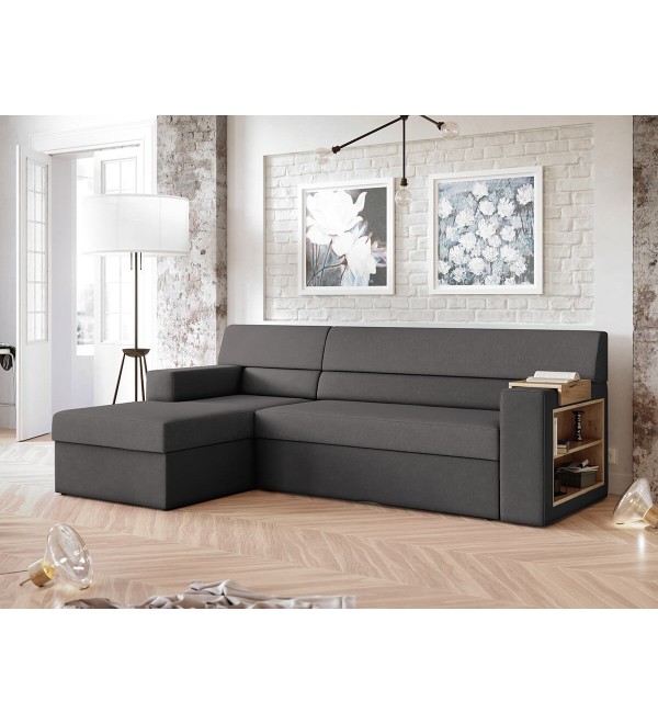 Rohová sedací souprava RULAN šedá