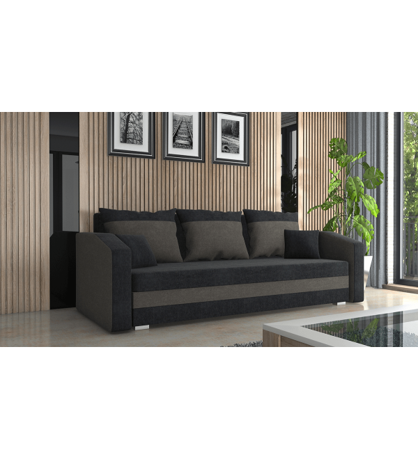 Pohovka FOMA černá šedá