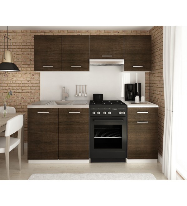 Kuchyňská linka LENA LUX 180/120 wenge