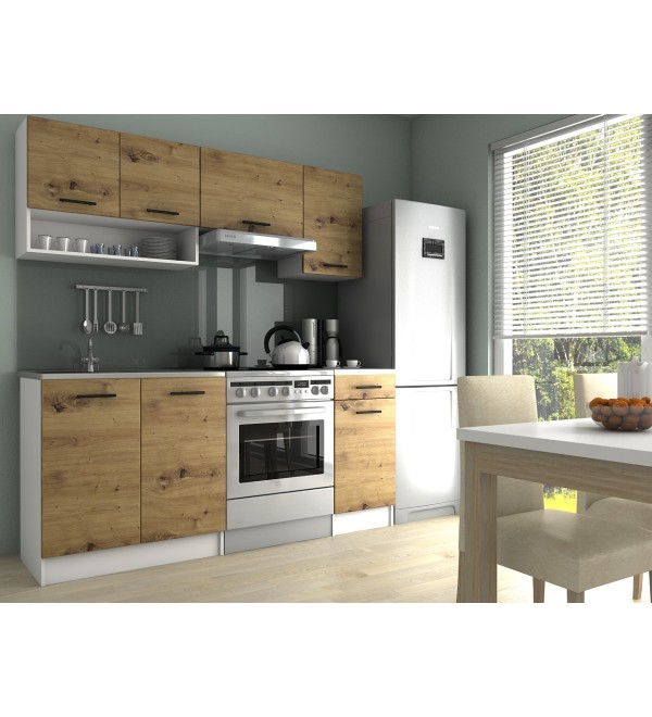 Kuchyňská linka LUMA LUX 180/120 dub artisan