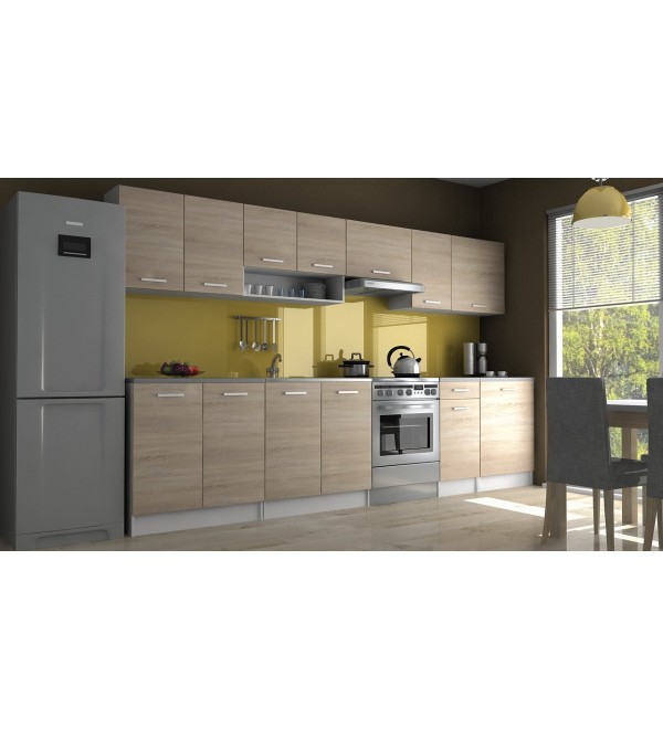 Kuchyňská linka KOLIBA LUX 320/260 dub sonoma