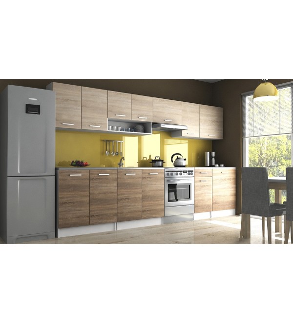 Kuchyňská linka KOLIBA LUX 320/260 sonoma + tobacco