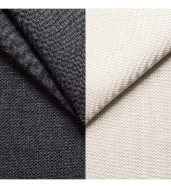 Rohová rozkládací sedačka TARO tmavěšedá-bílá