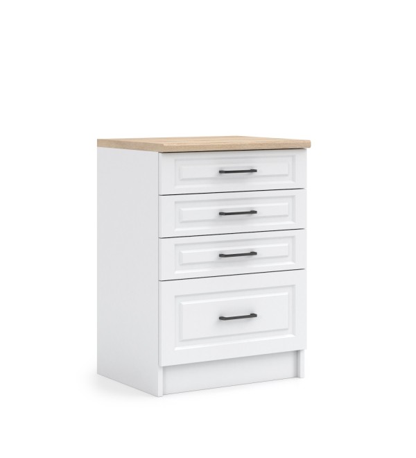 Kuchyňská spodní skříňka 60cm - 4x šuplík SCANDI