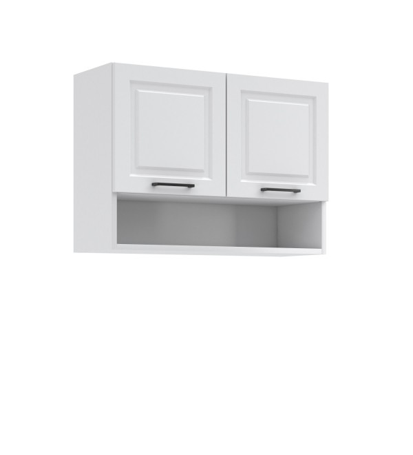 Kuchyňská horní skříňka 100 cm 2x plná dvířka 1x police nízká SCANDI