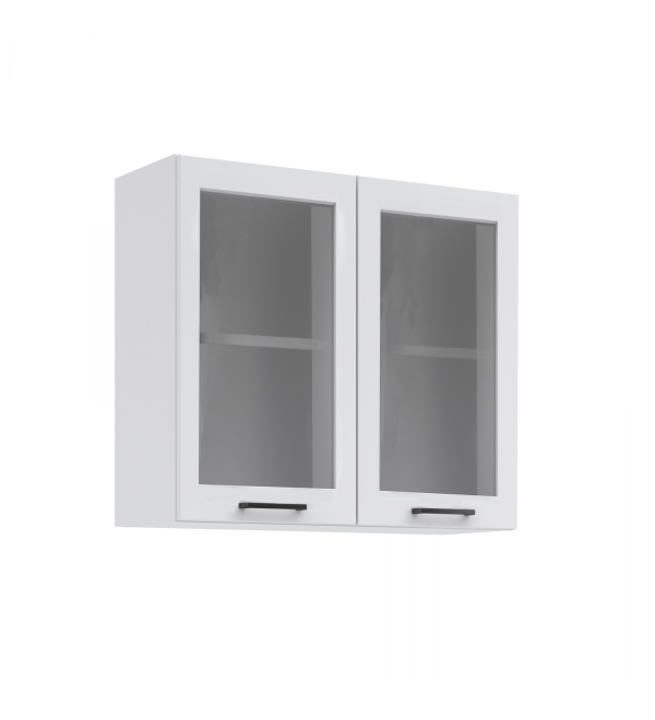 Kuchyňská horní skříňka 60 cm prosklená nízka SCANDI