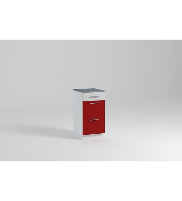 Kuchyňská skříňka spodní 60cm 3x šuplík LUX