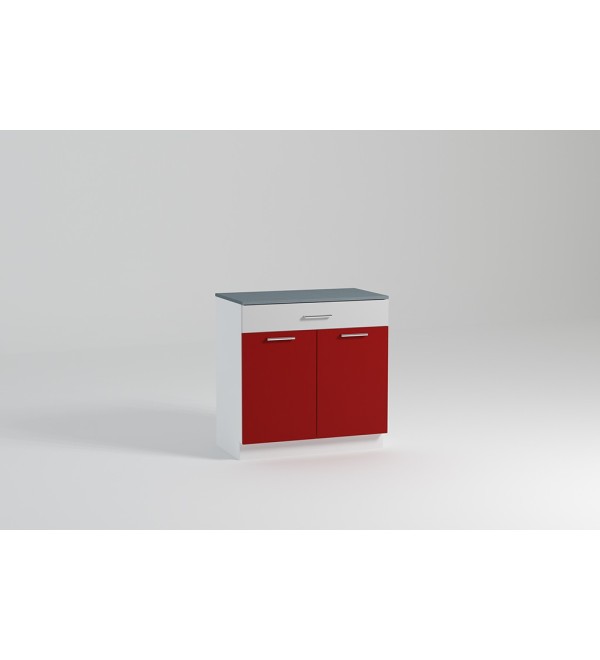 Kuchyňská skříňka spodní 80cm 1x šuplík 2x dvířka LUX