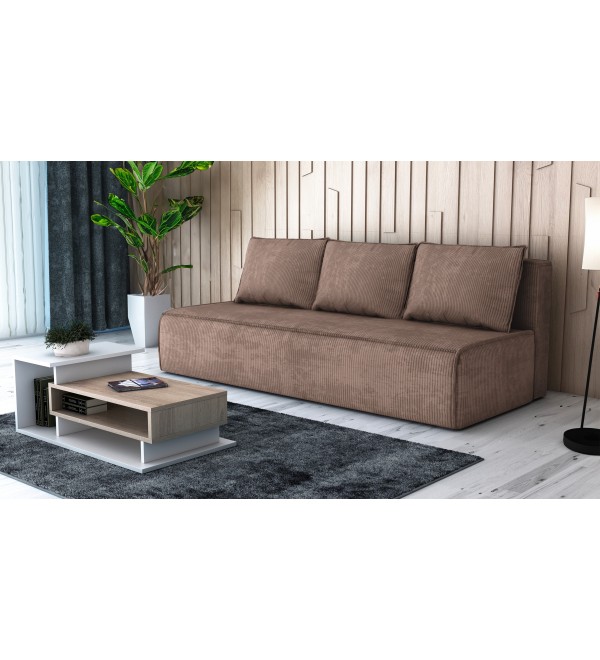 Pohovka FALOM hnědá - manšestr