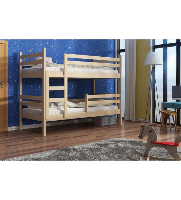 Patrová postel palanda Tom borovice 185x80 cm + MATRACE